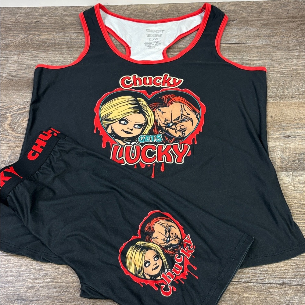 Chucky & Tiffany “Bride of Chucky” Sleep Set – Women’s Size Large